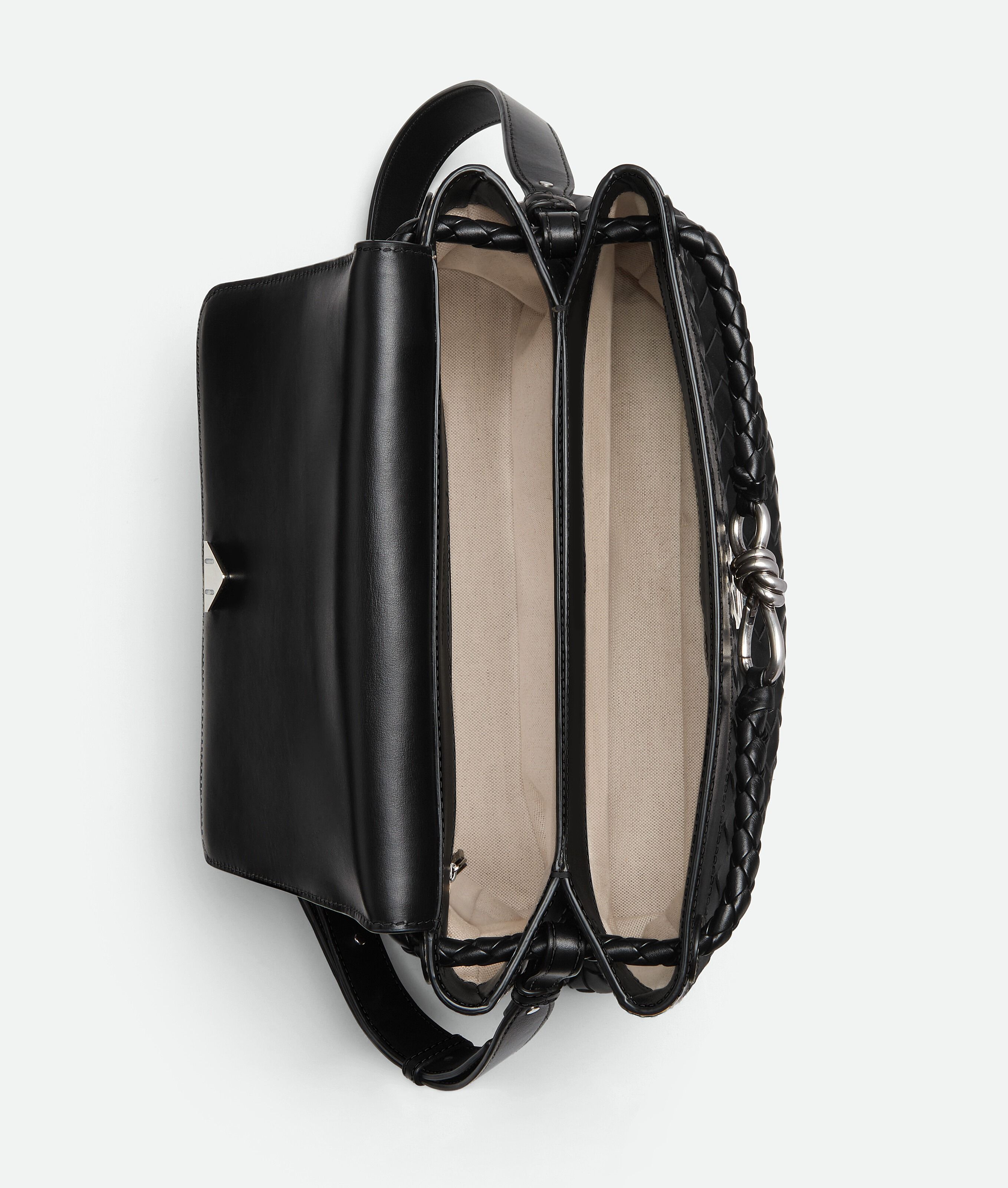 보테가베네타(Bottega Veneta) | 보테가베네타 인디아모 토트 메신저 블랙 미디엄 807715 V2HLD 1208 | 트렌비