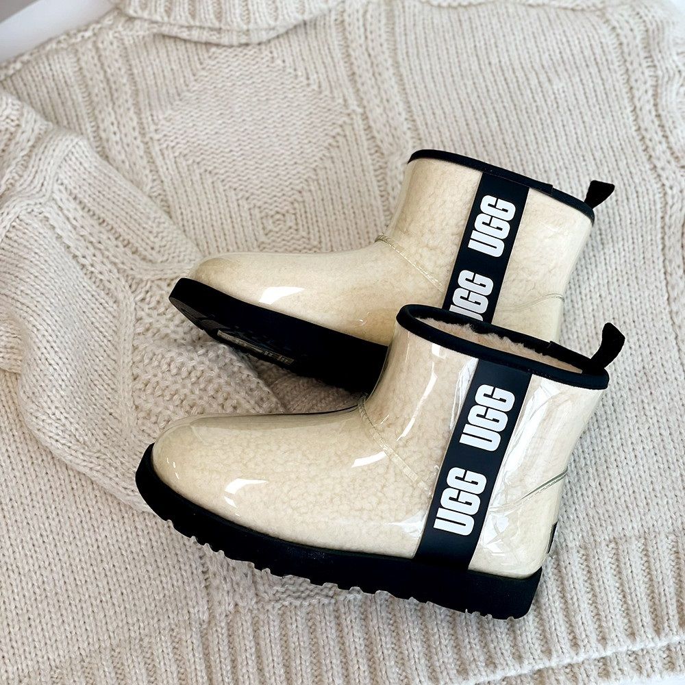 어그 UGG 클래식 클리어 미니 부츠 내츄럴 블랙 W