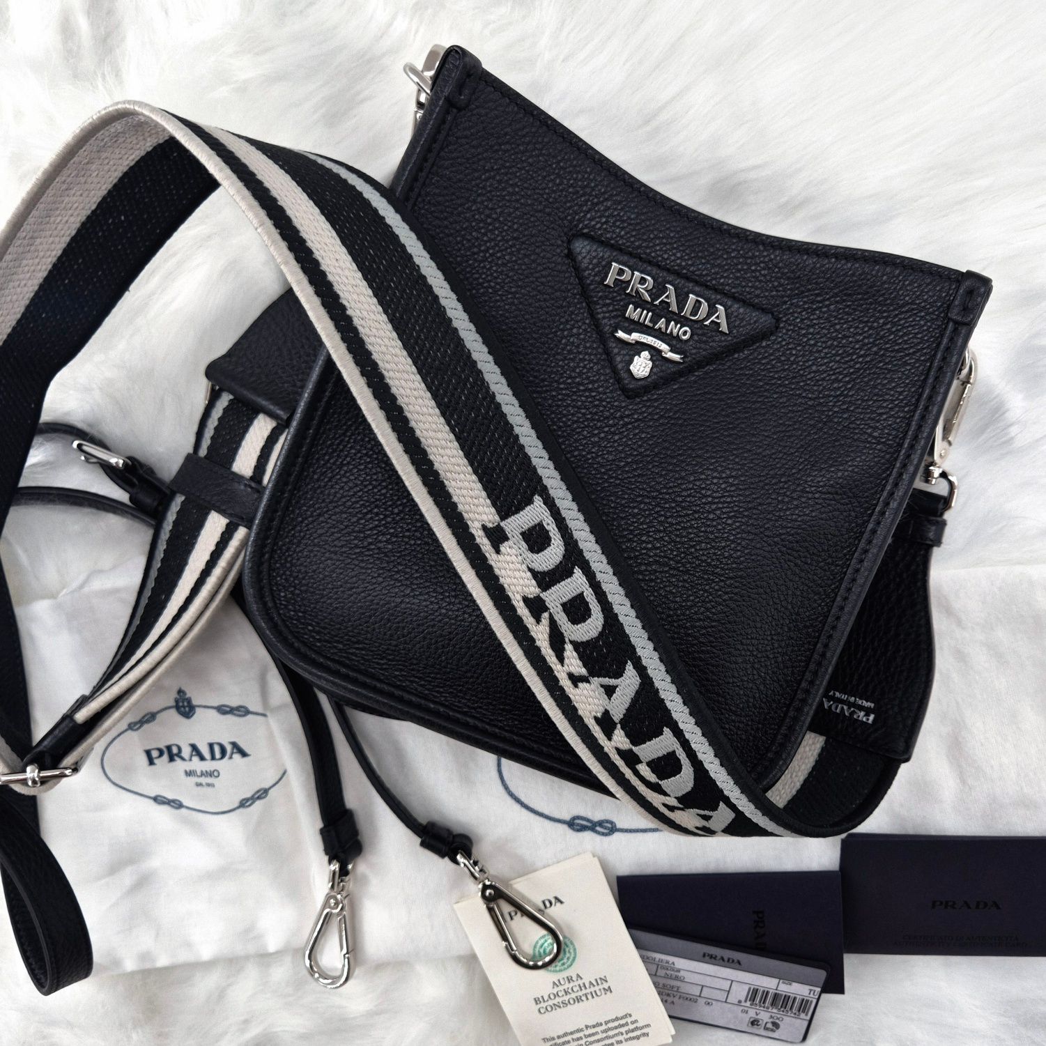 Pinko - Mini Saddle Bag Leather crossbody bag black - The Corner