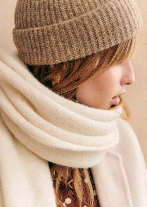세잔 SEZANE 머플러 마리안느 목도리 에크루 echarpe Marianne