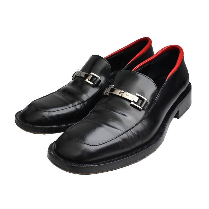 Gucci Black Loafers with Red Trim 36 C SKU | eBay