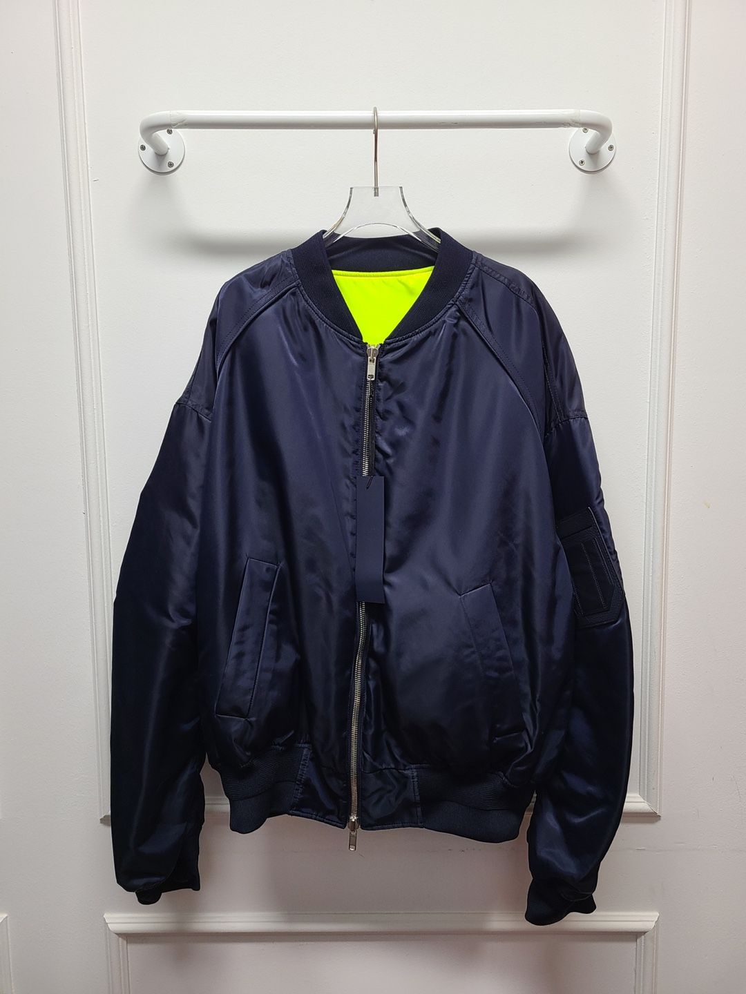 Juun.j Navy Neon Reversible MA-1 Flight Jacket - SKU 48 | eBay