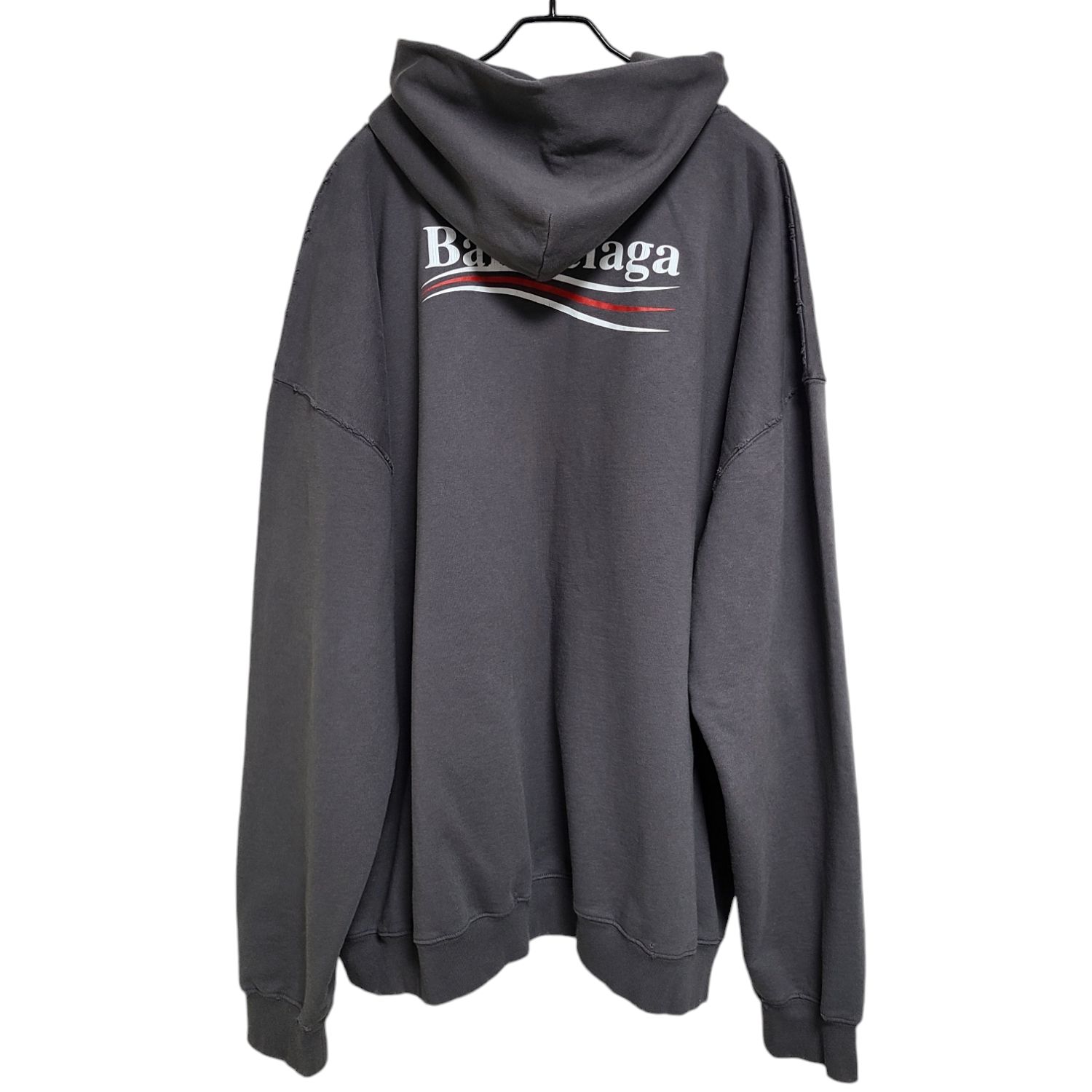 Balenciaga Wave Logo Vintage Oversized Hoodie 1644 120839814