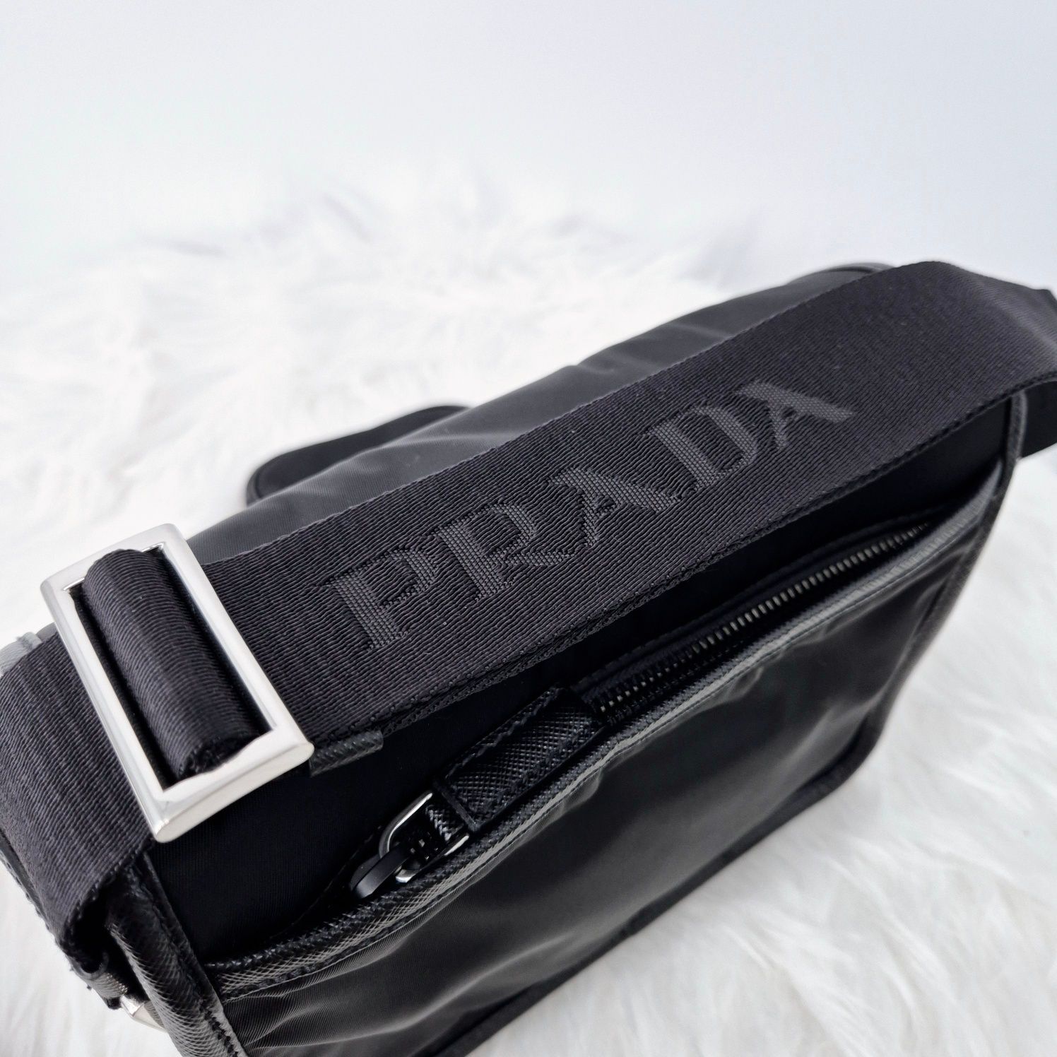 Prada Men's Nylon Crossbody & Shoulder Bag Black (2VD034) | eBay