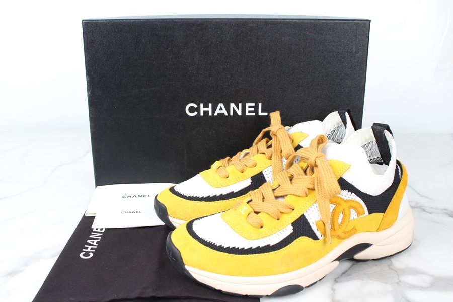 ≪24C★≫CHANEL スニーカー ゴールド 24C☆》CHANEL スニーカー ゴールド (CHANEL/スニーカー