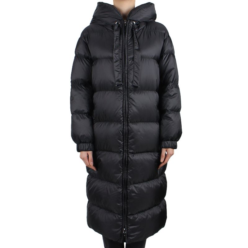 막스마라 더 큐브 24FW 여성 세이파 구스다운 롱패딩 블랙 SEIPA 009