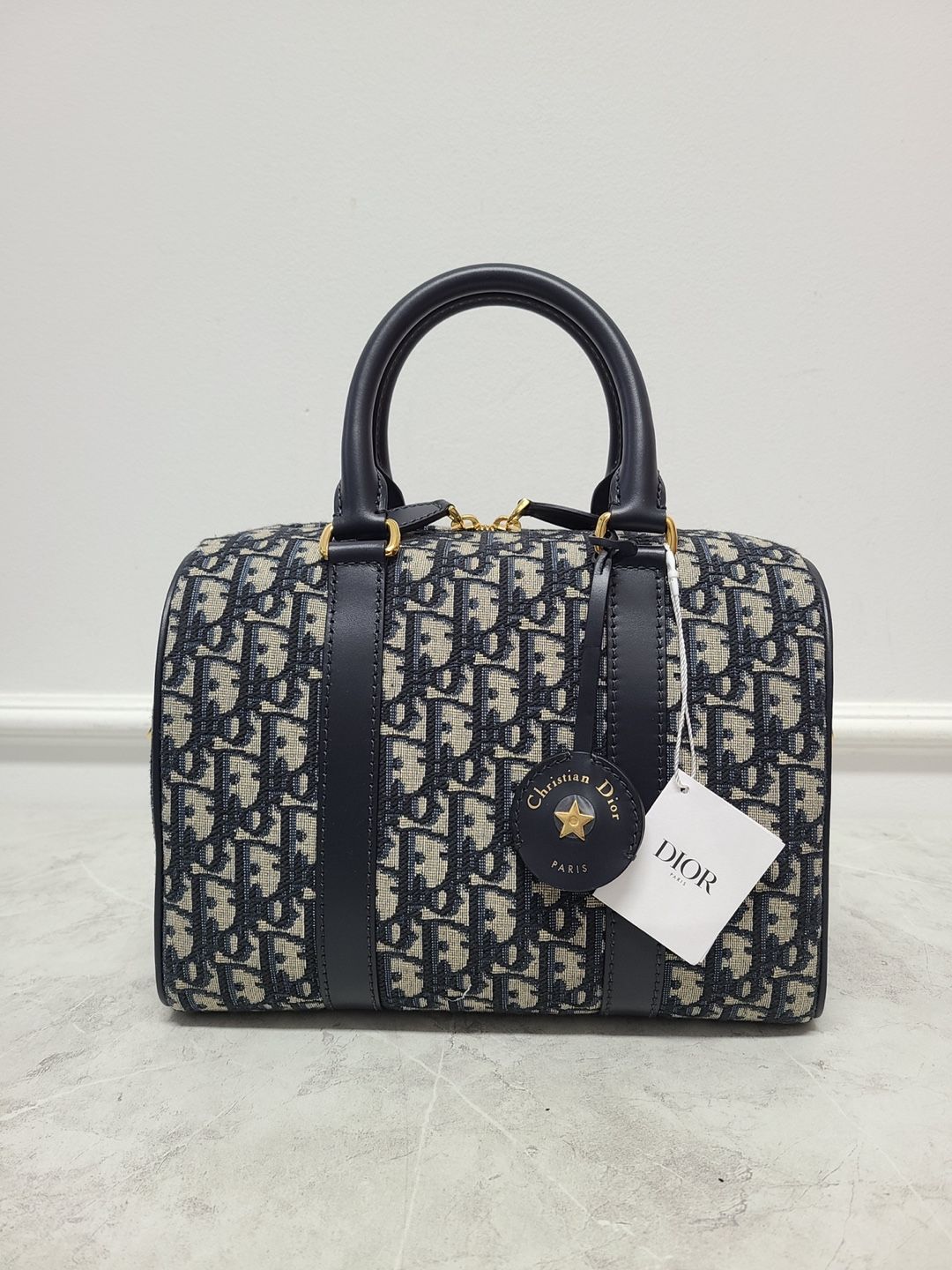 Dior Blue Oblique Jacquard Groove 25 Bag 25 121309298 | eBay