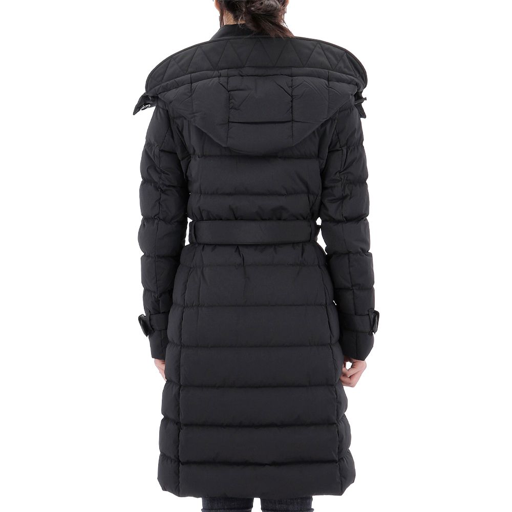 ダウンジャケット・コート BURBERRY DOUBLE QUILTED HALF DOWN JACKET BURBERRY Belted hooded double-breasted quilted shell down