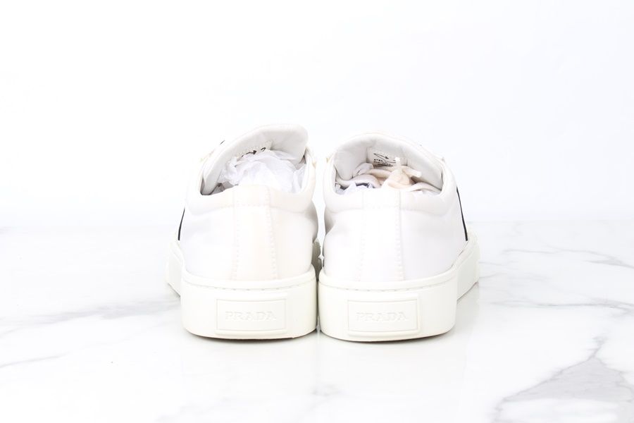Prada Triangle Logo Gabardine Sneakers 37(240) 121430271 | eBay