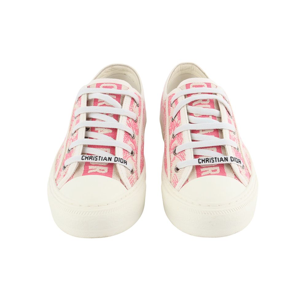 Dior Embroidered Twill Sneakers 36 1/2 Size B7133-3 Dior Embroidered Twill Sneakers 36 1/2 Size B7133-3