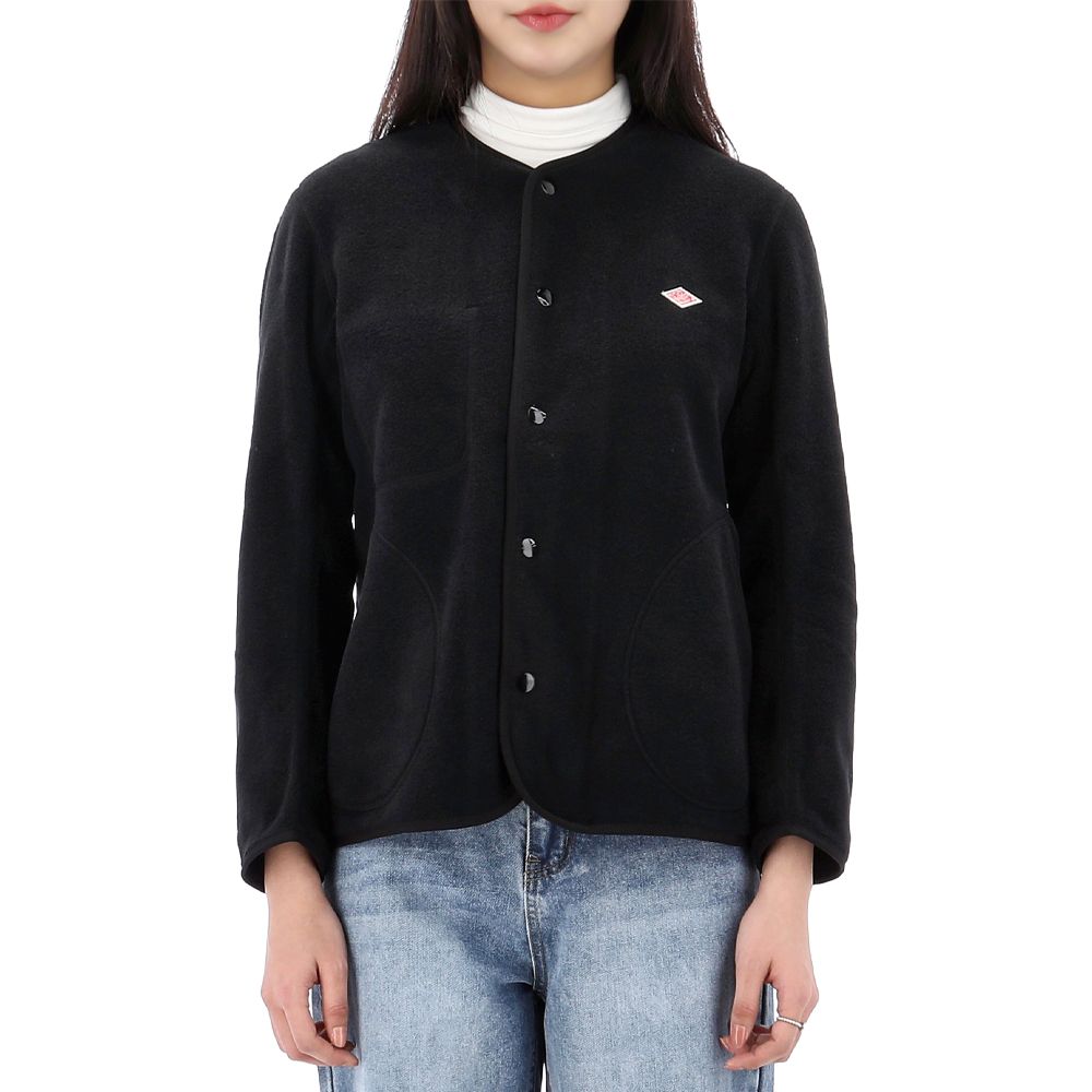 단톤 플리스 카라리스 자켓 JD-8911 BLACK