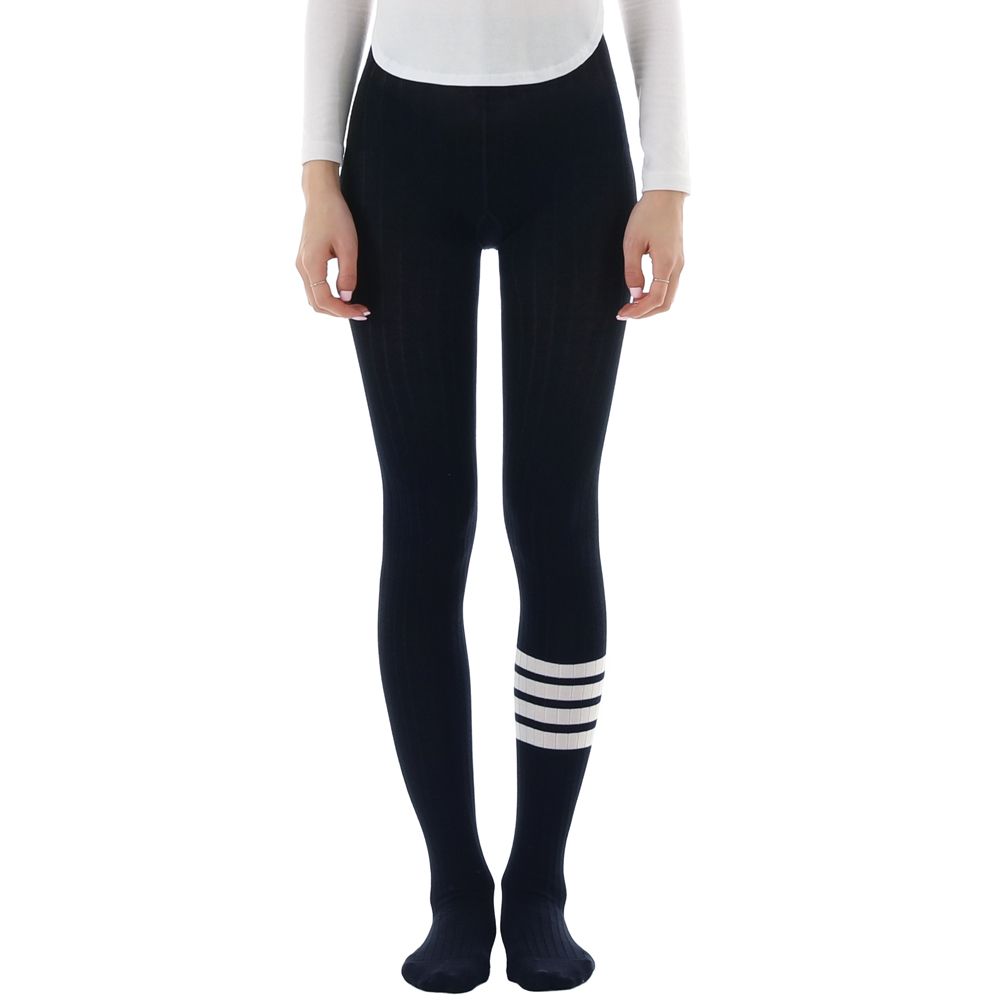 Thom Browne｜SOCKS/STOCKINGS/LEGGINGS (FAS125A Y1023 001 Thom Browne Diagonal Wool Tights FAS125A Y1023 415 121631929