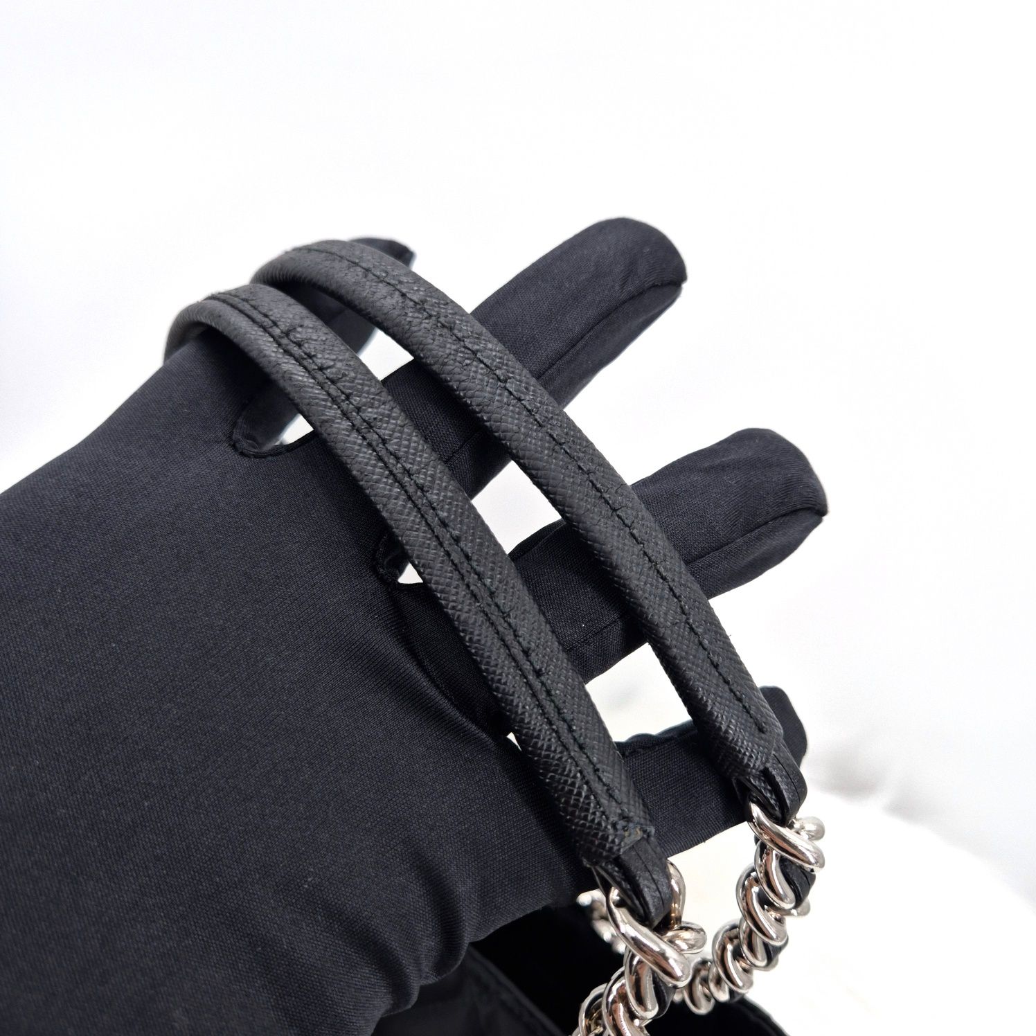 Prada Quilted Tessuto Chain Shoulder Bag Black 121892104 | eBay Prada Quilted Tessuto Chain Shoulder Bag Black 121892104 | eBay