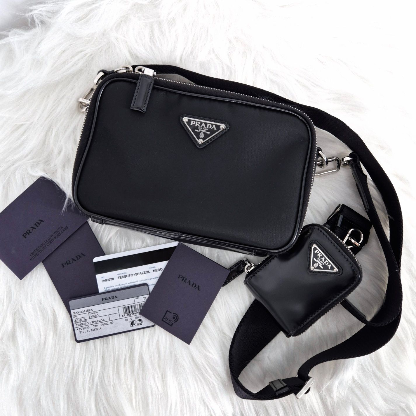 Prada Nylon Brushed Brick Crossbody Bag Black SKU1001 | eBay Prada Nylon Brushed Brick Crossbody Bag Black SKU1001 | eBay