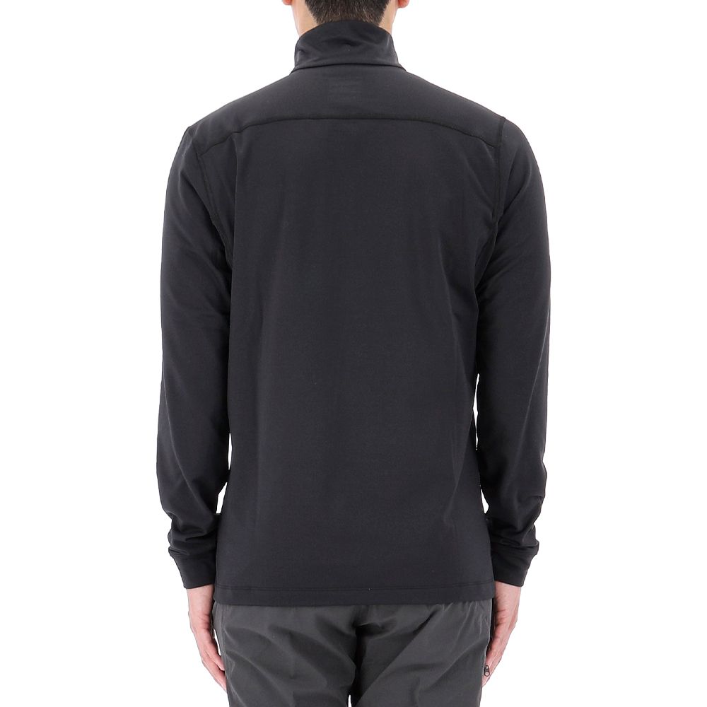 Arc Teryx RHO LT Zip Neck Top BLACK X000009425 122645987 | eBay
