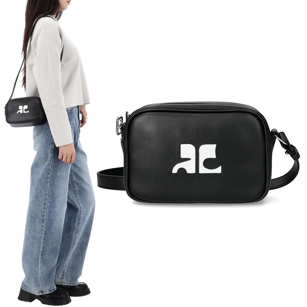 리에디션 카메라 숄더백 PERGSA00065 BLACK