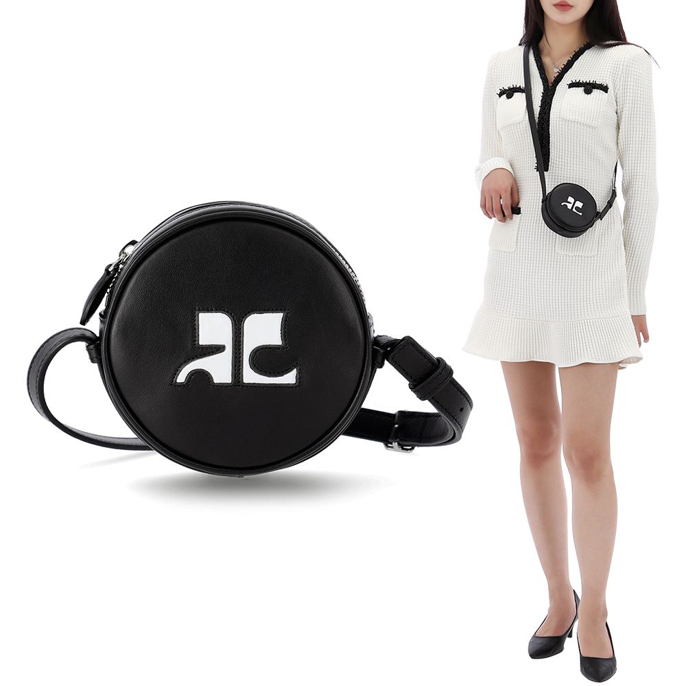 Courreges ショルダーバッグ REEDITION CIRCLE PERGSA066CR0045 Courreges クレージュ ショルダーバッグ REEDITION CIRCLE