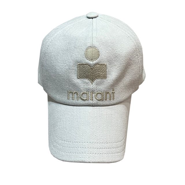 Isabel Marant TYRONY Embroidered Logo Baseball Cap Aqua 