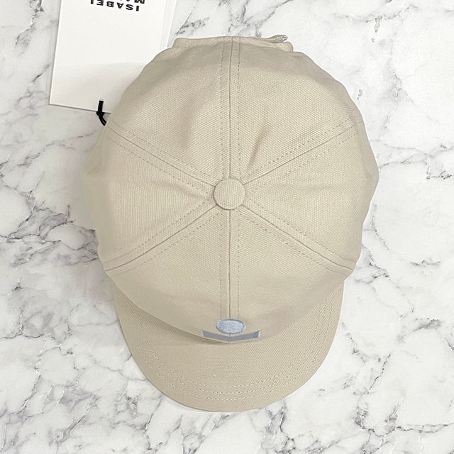 Isabel Marant Tyron Baseball Hat, Beige / Ecru / Light Blue, Size 59 Isabel Marant | Accessories | Isabel Marant Tyron Baseball  main image 4