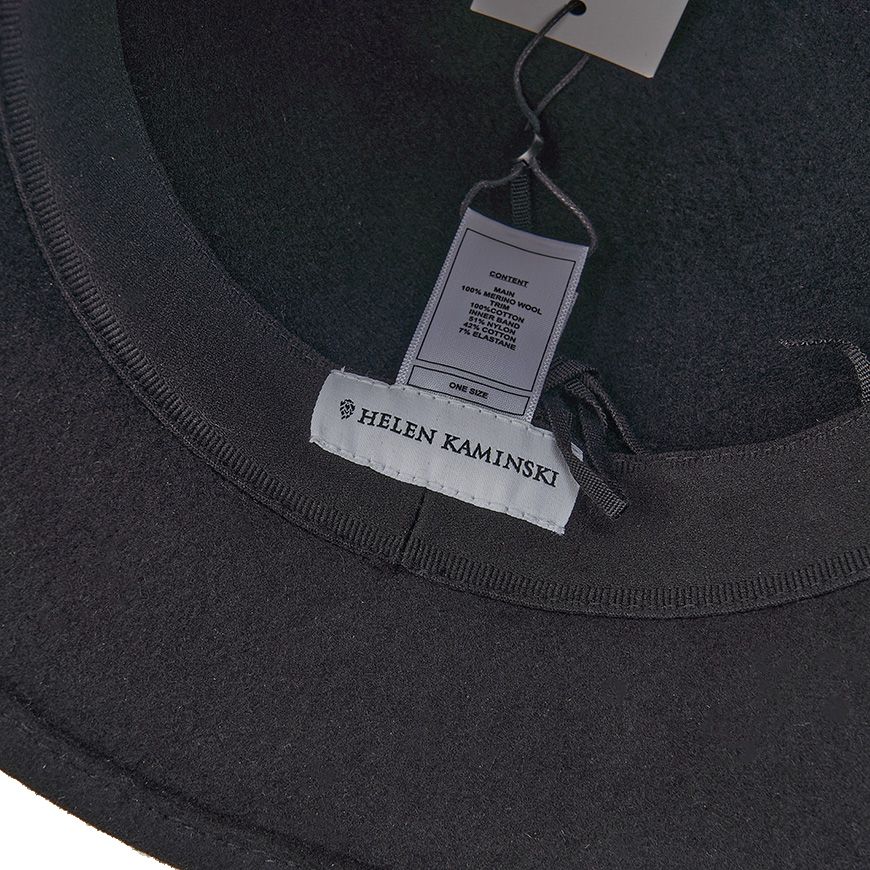 Helen Kaminski Helene Cloche Hat Black FW24 123538998 | eBay display picture 2