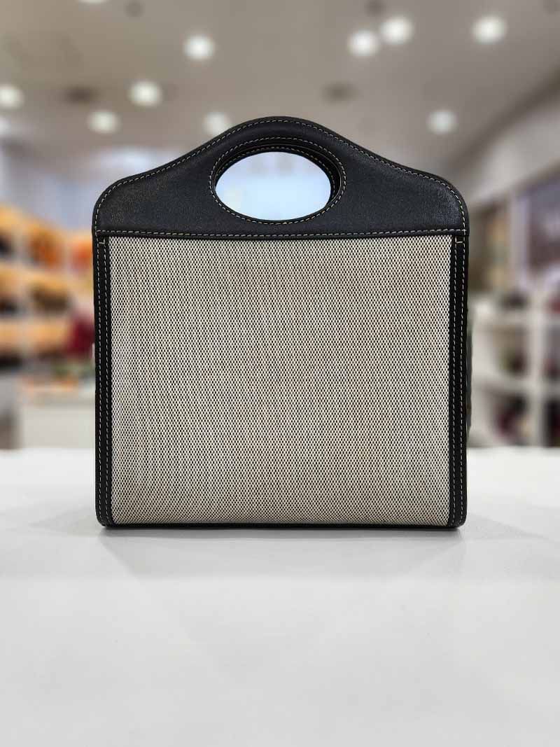 Burberry Canvas Two-Tone Triton Pocket Mini Bag 8039363