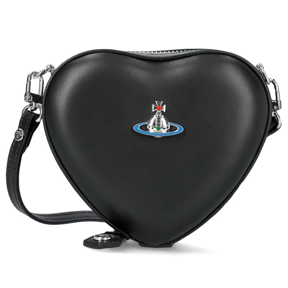 VIVIENNE WESTWOOD ミニハートパテントクロスボディバッグ Vivienne Westwood MINI HEART CROSSBODY Micro Bag 5202006OU
