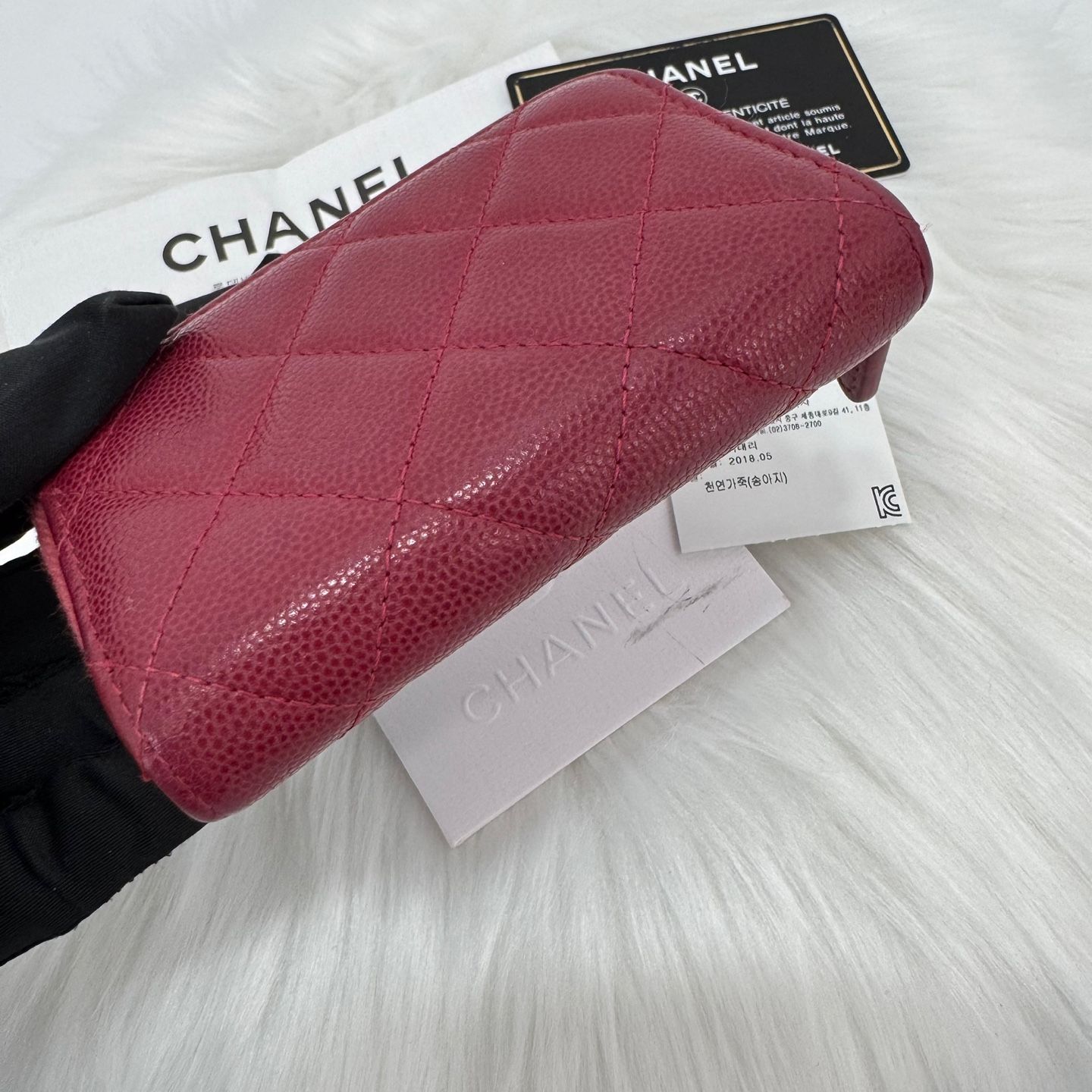 CHANEL Classic Zipper Card Holder A69271 75522372 | eBay