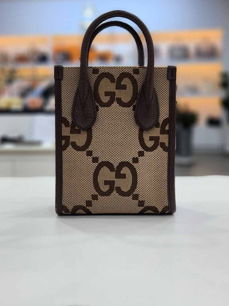 GG Logo Jumbo Mini Tote Bag 699406 | eBay
