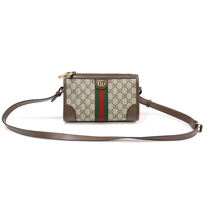 Gucci GG Supreme Canvas Web Gold-tone Ophidia Messenger