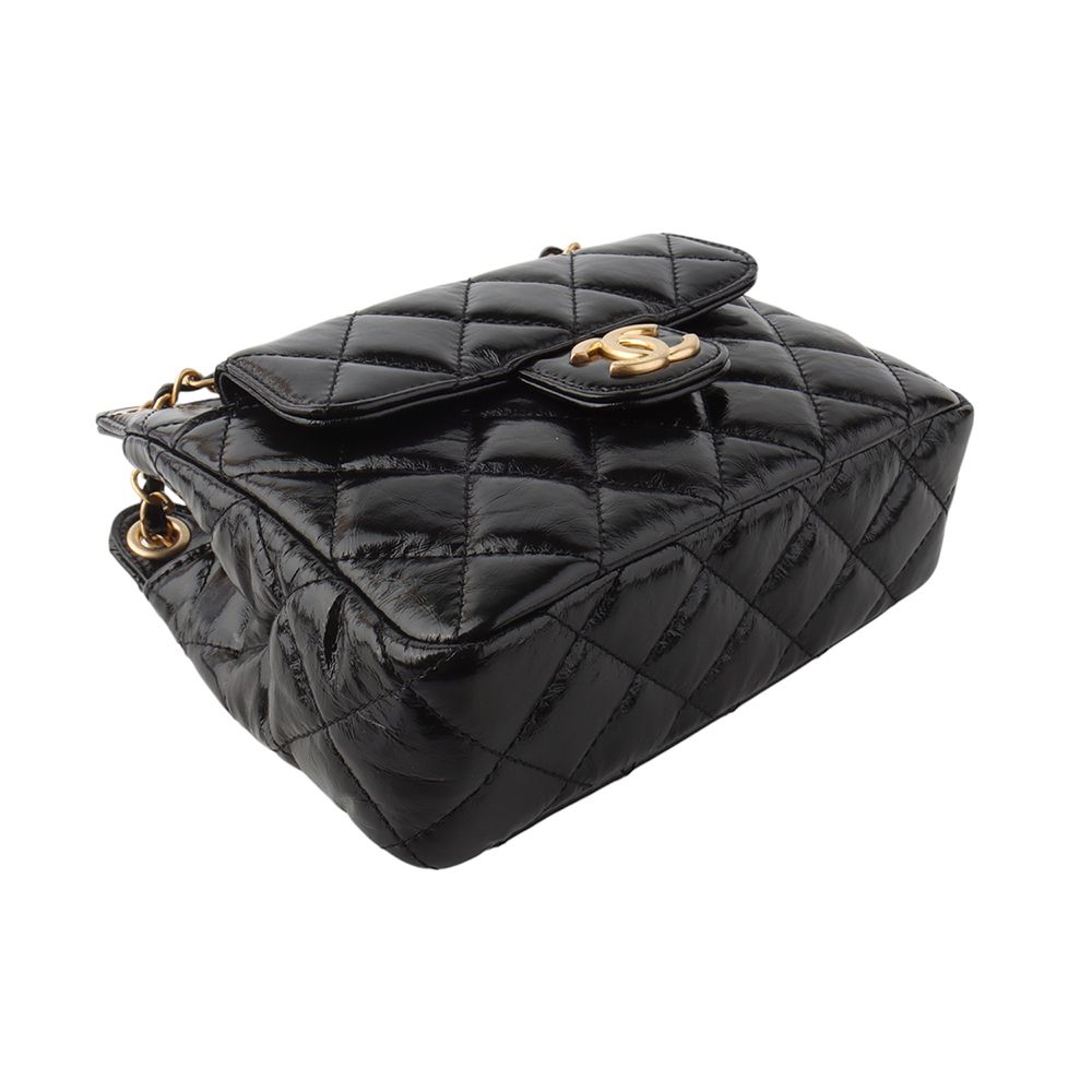 送料無料 通販  CHANEL eBay | 124525888 34281 Small Bag Hobo Chain Pocket Patent ニット/セーター