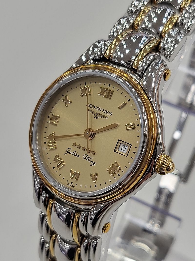 Near Mint] LONGINES Golden Wing L3.106.4 Silver Women's 26mm