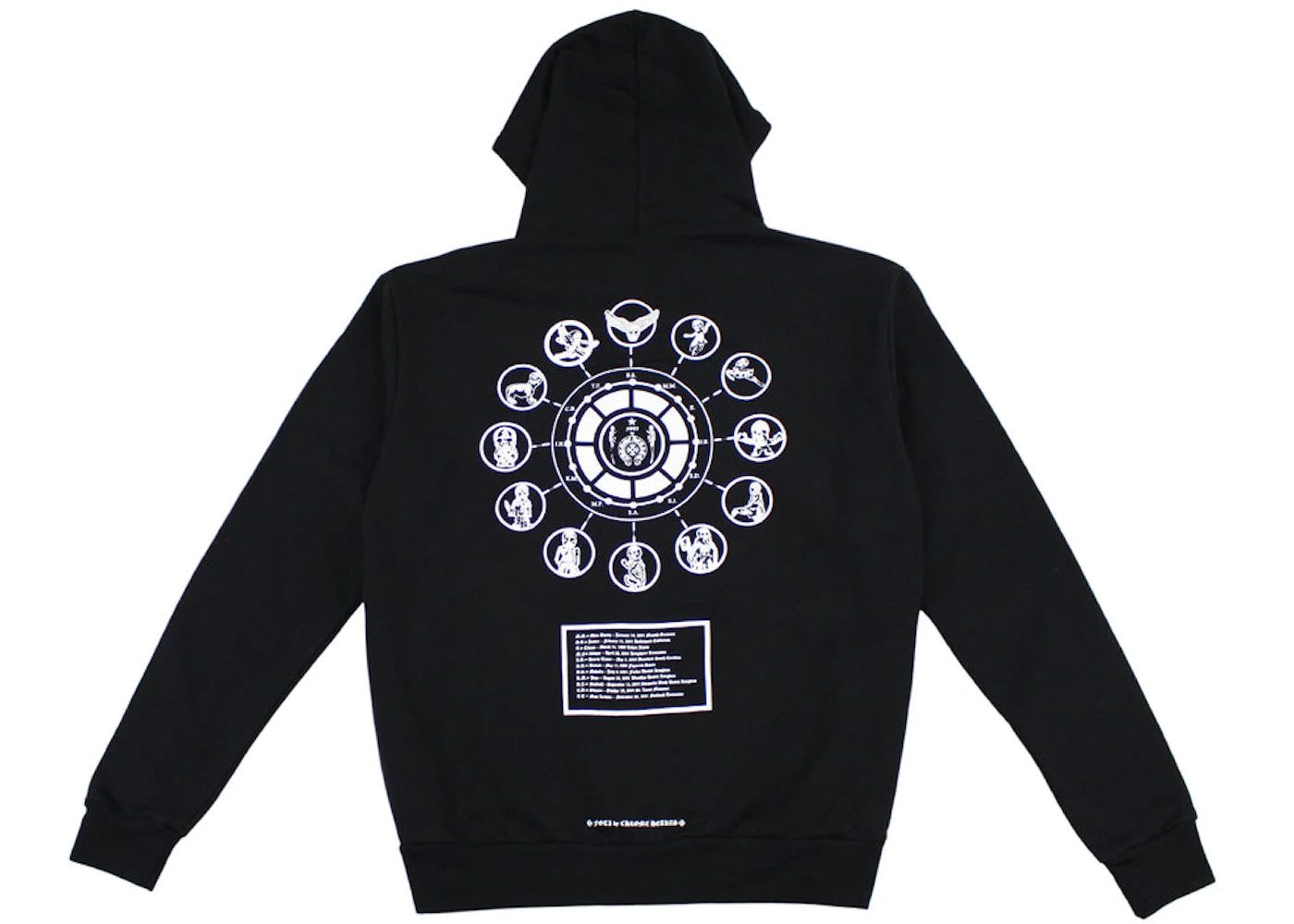 크롬하츠(Chrome Hearts) | 크롬하츠 포티 후디 블랙 | 트렌비