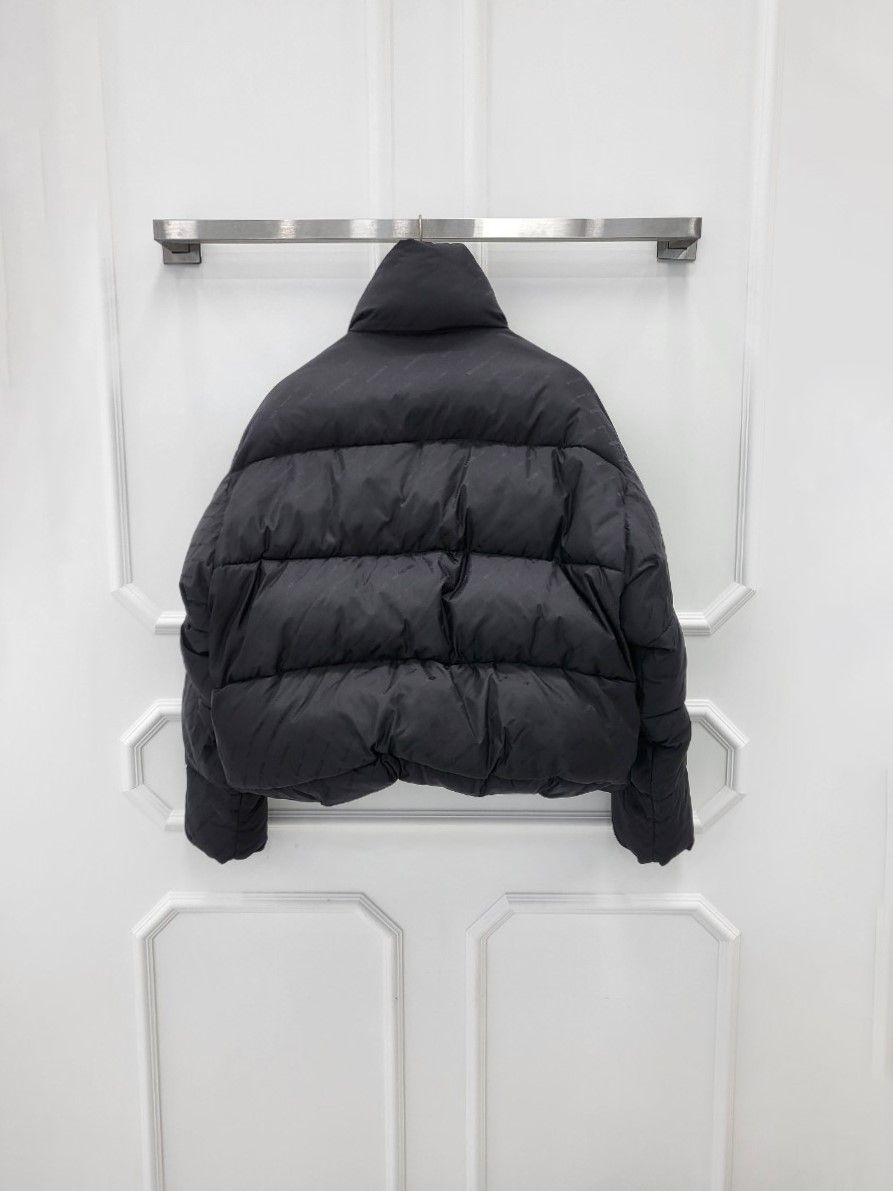 Balenciaga Nylon Puffer Jacket with Jacquard Logo 34