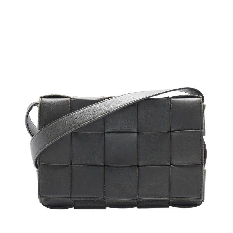 Bottega Veneta Khaki Cassette Medium Crossbody Bag 12345