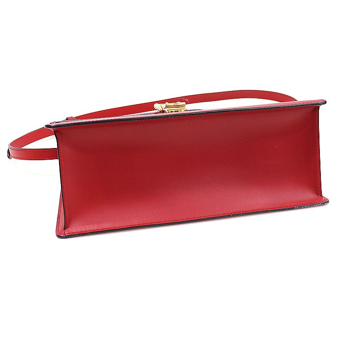 Gucci Red Leather Web Embellished Gold Hardware Medium Top Gucci Red Leather Web Embellished Gold Hardware Medium Top