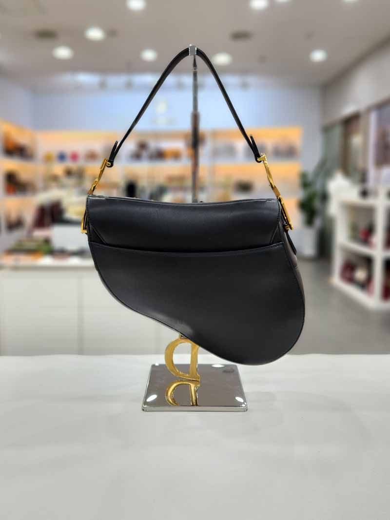 Dior Black Saddle Medium Shoulder Bag M0455CBAA 125840390 | eBay