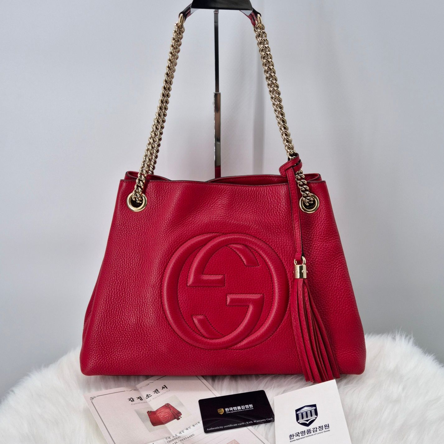 Gucci Soho Chain Shoulder Bag Red 308982 125874582 | eBay Gucci Soho Chain Shoulder Bag Red 308982 125874582 | eBay