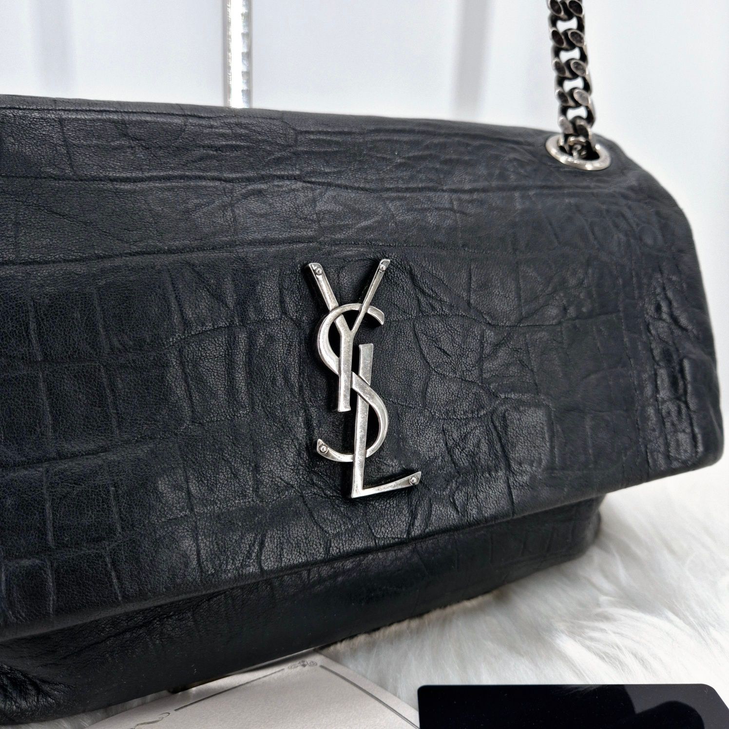 Saint Laurent West Hollywood Chain Shoulder Bag Black Saint Laurent West Hollywood Chain Shoulder Bag Black