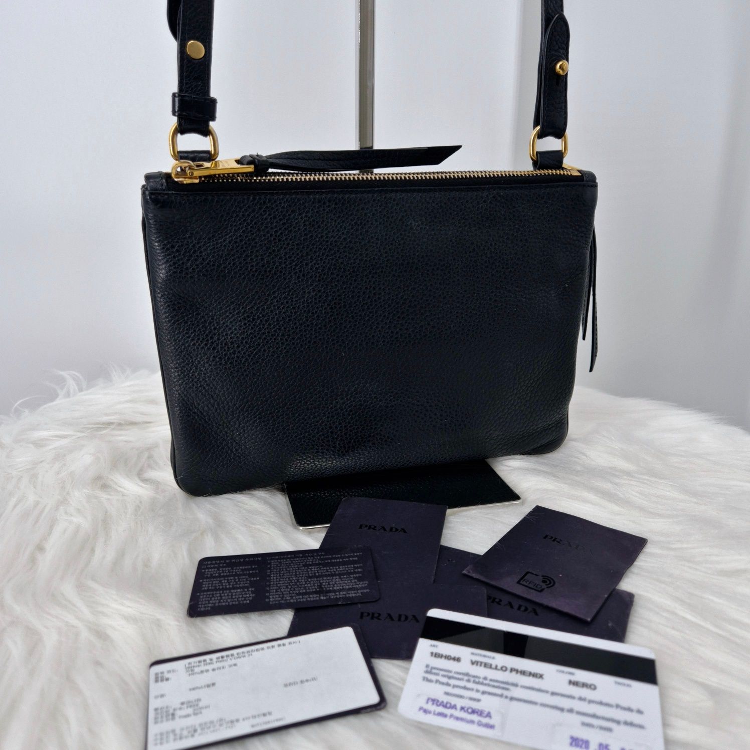 Prada Phoenix Crossbody Bag Black (1bh046) 125878084 | eBay