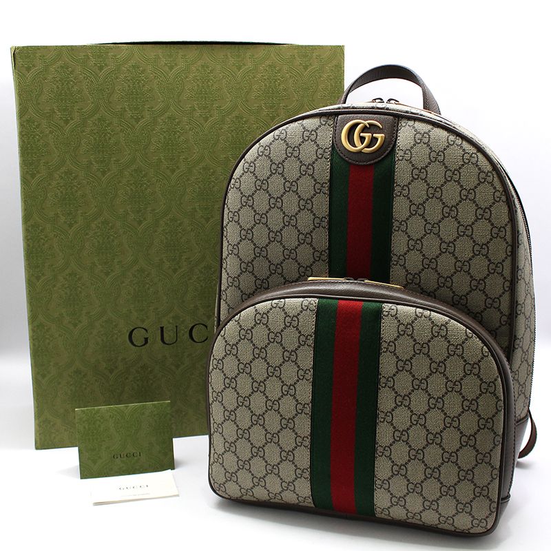 Gucci GG Supreme Ophidia Medium Backpack 779901 126727400 | eBay
