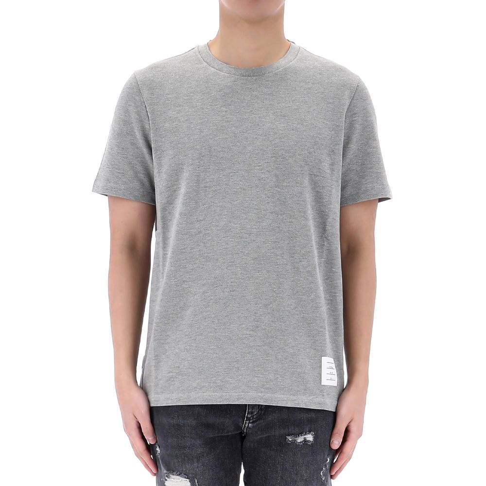 Thom Browne White Striped Short-Sleeve T-shirt MJS056A 00050