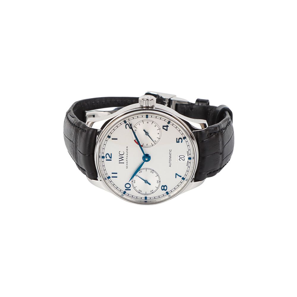 아이더블유씨(IWC) | 중고 IWC 포르투기저 크로노그래프 블루핸즈 iw500705 부엉이 41MM 남성용시계 34275 | 트렌비