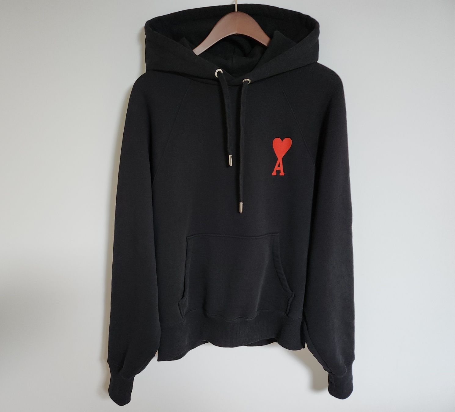 AMI Black Big Heart Hoodie 747 127497055 | eBay