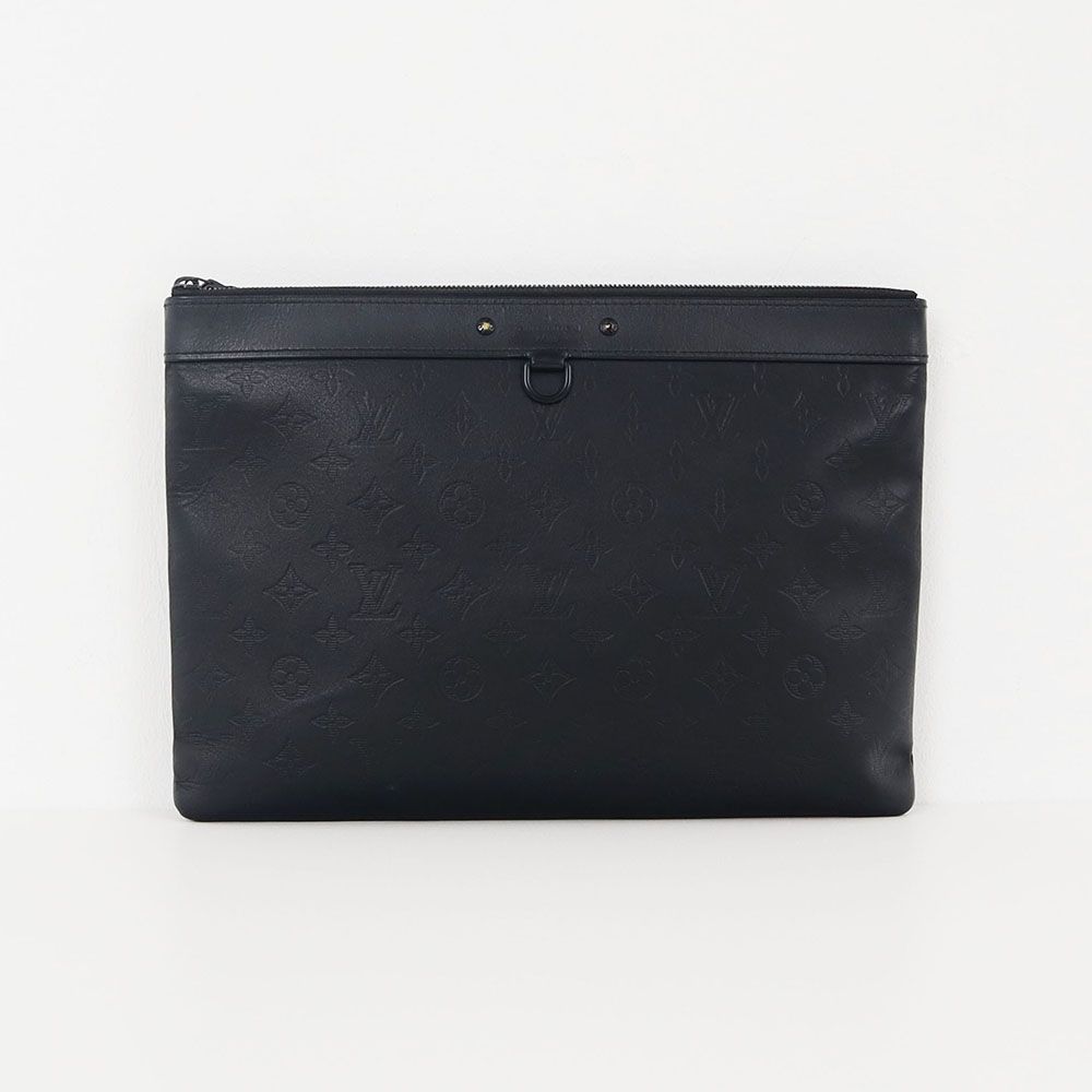Pochette pochette cuir noir Louis Vuitton monogramme ombre M62903 128391943