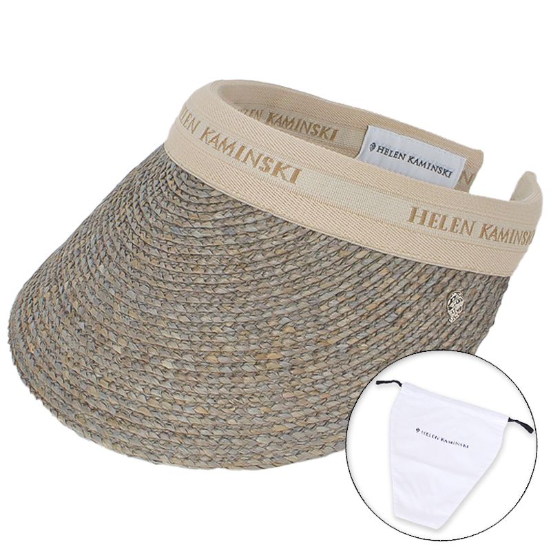 HAT50265 ECLIPSE MELANGE NOUGAT STRIPE 여성 바이저