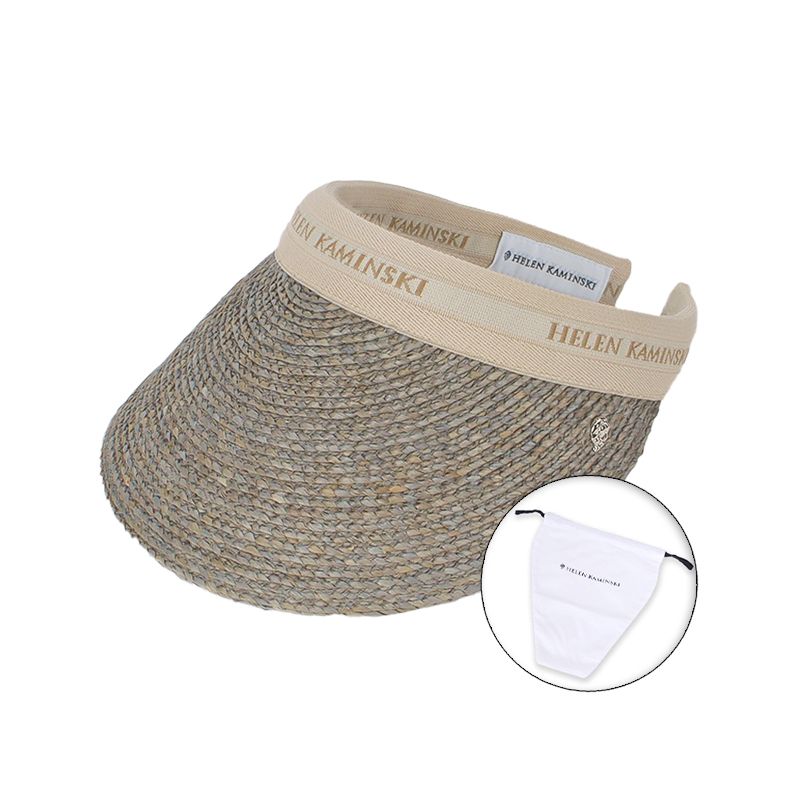 HAT50265 ECLIPSE MELANGE NOUGAT STRIPE 여성 바이저