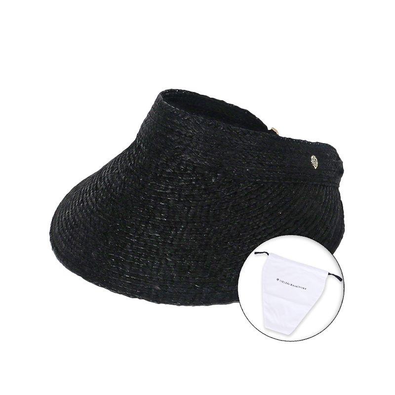 헬렌카민스키 25SS 여성 커스틴 선캡 챠콜 더스트백 포함 HAT50305 CHARCOAL PKG