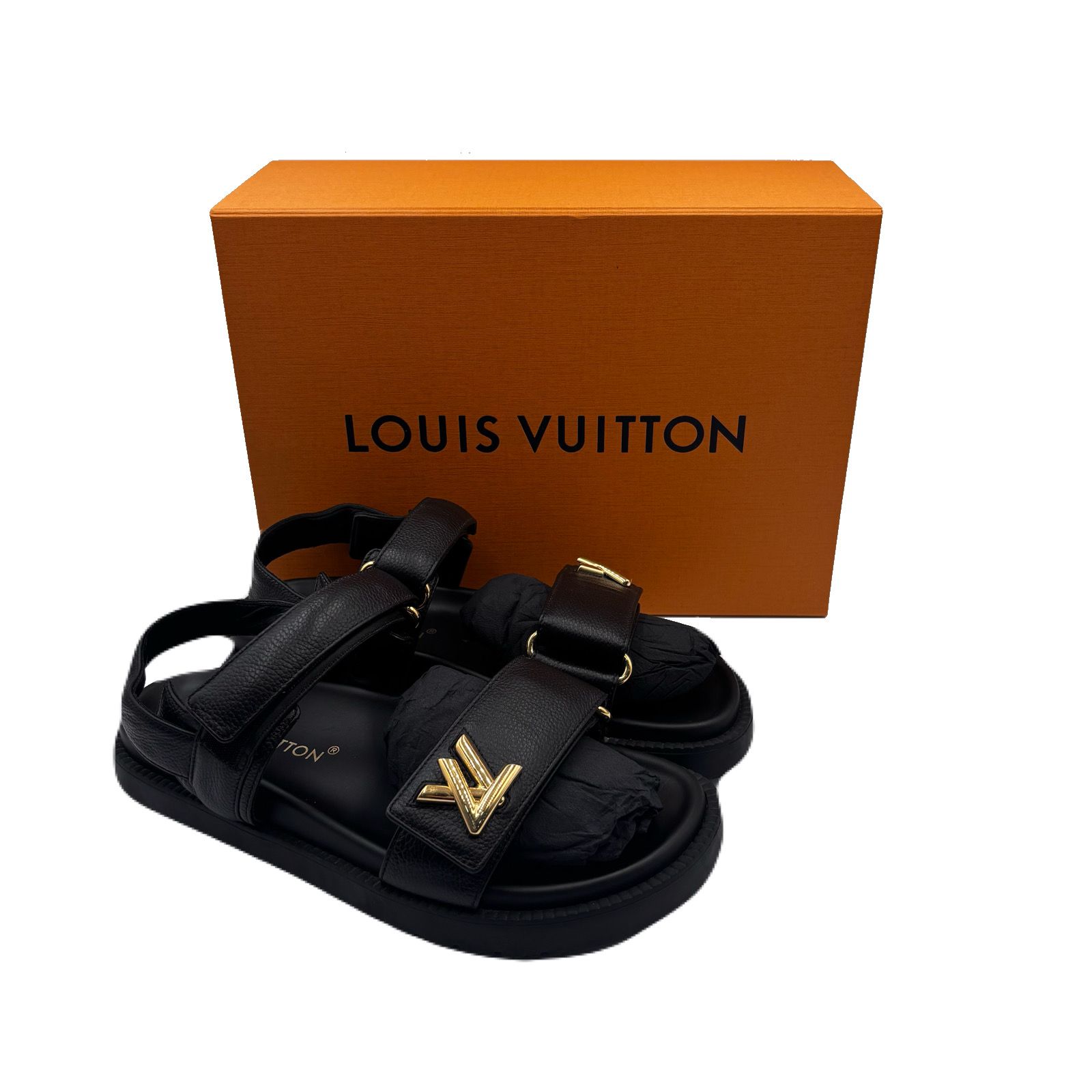 Louis Vuitton Sunset Flat Comfort Sandals 38 1ACG0X