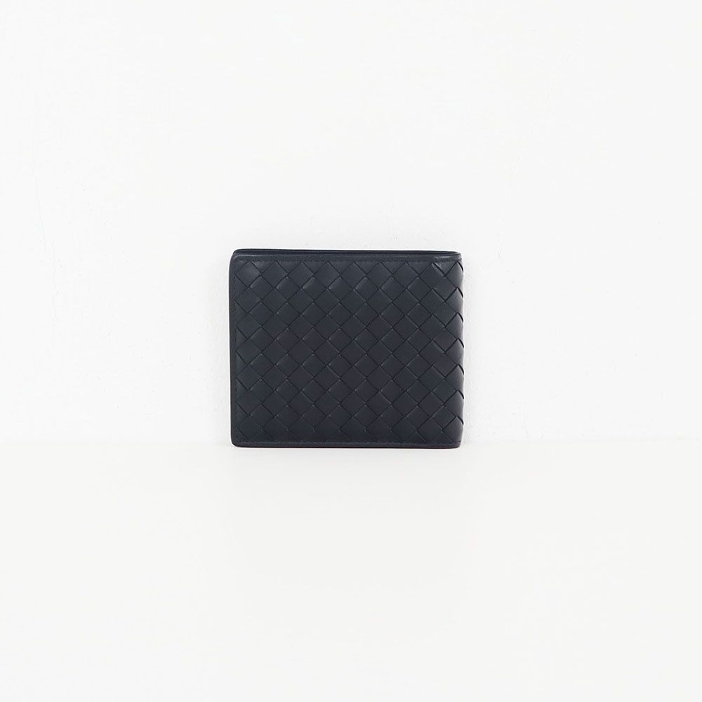 Portefeuille homme Bottega Veneta Intrecciato à deux volets 113993