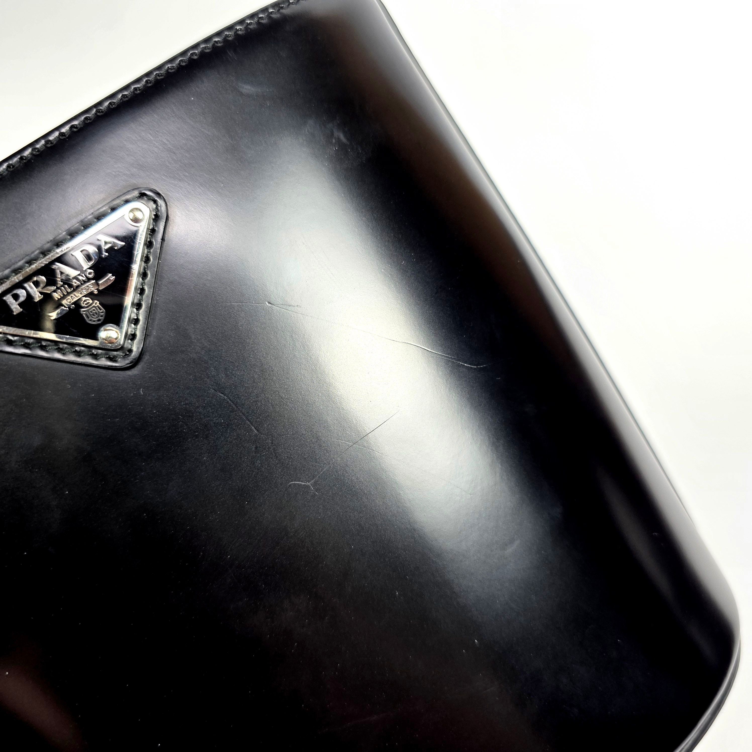 Prada Brushed Mini Bucket Bag 1BE059 Z06 F0002 129072509 | eBay